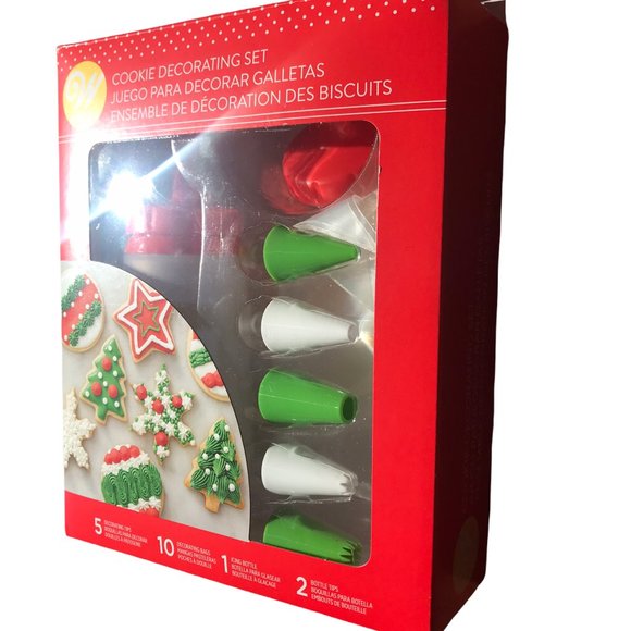 New WILTON Frosting Decorating Kit with Tips Bottle, Bags for Cookies, Cakes - Picture 2 of 10